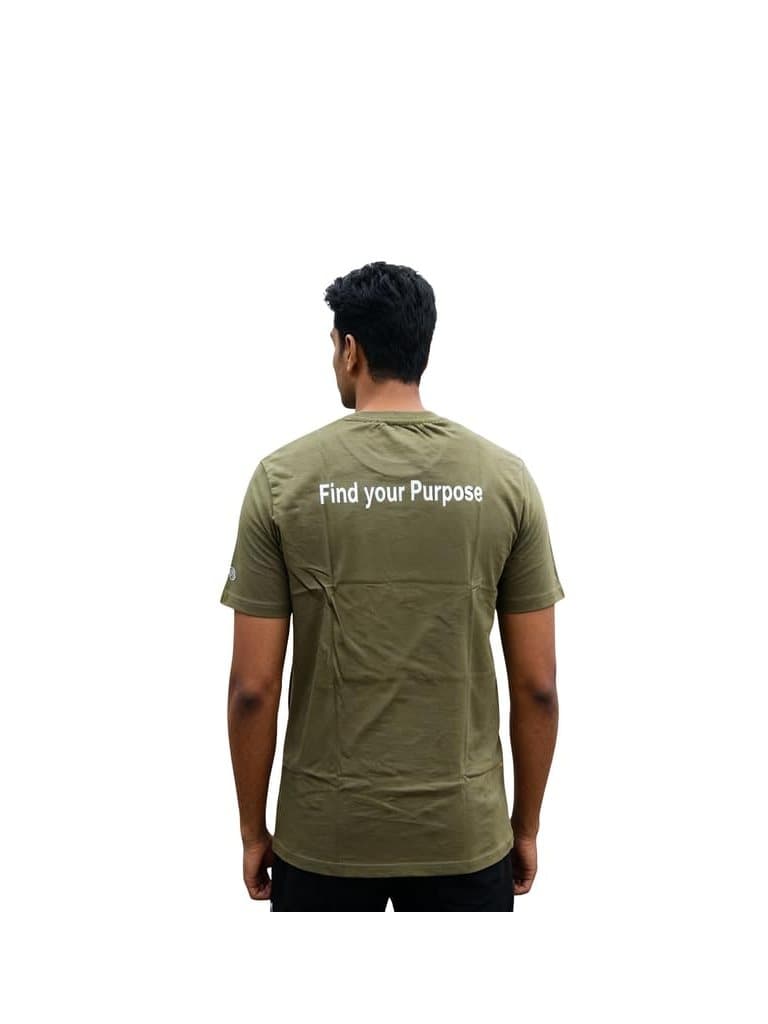 Find Your Purpose tee in Olive