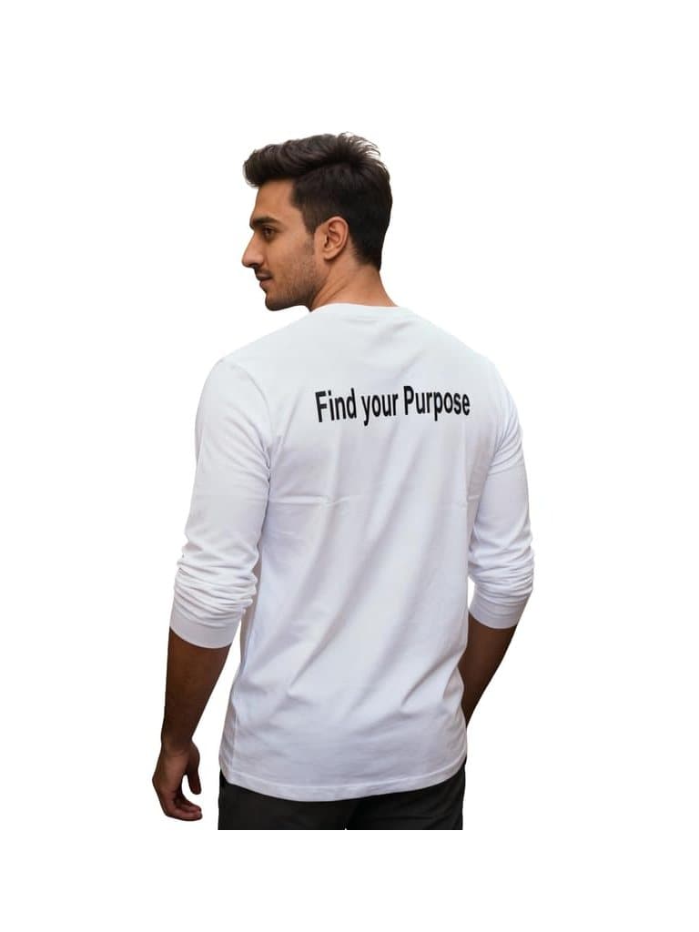 Find Your Purpose tee in White
