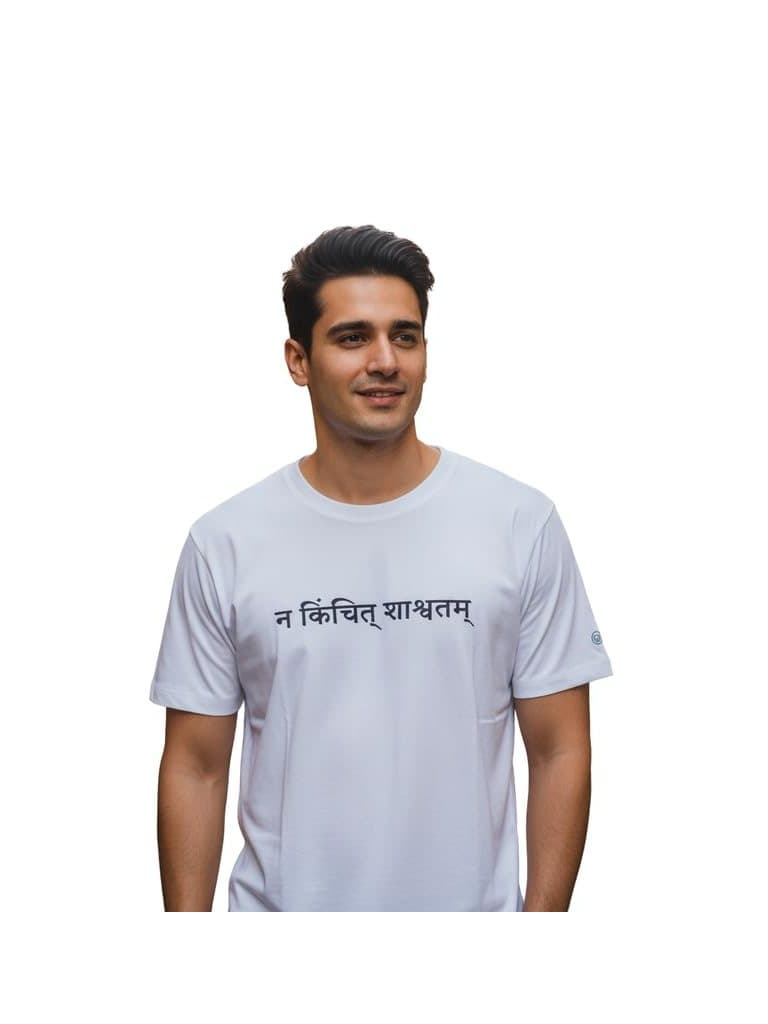 Go With The Flow tee in White