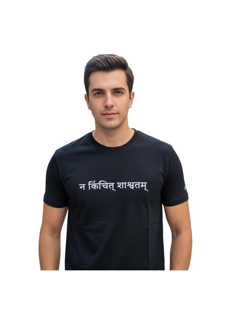 Nothing Is Eternal tee in Black